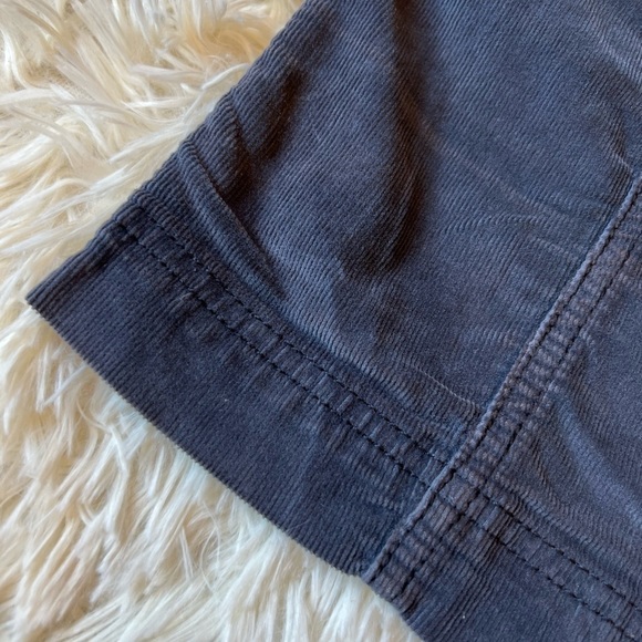 Free‎ People Modern Femme corduroy blue mini skirt size 4 REVOLVE - Picture 5 of 11